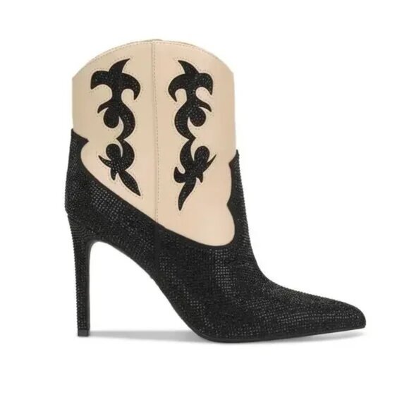 INC Women’s Boots size 6 Embellished Cowboy, Western Boot - Picture 2 of 3